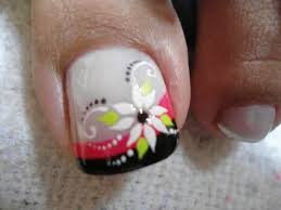 Imagenes de uñas decoradas para pies : 52 Imagenes De Unas Decoradas Con Disenos De Flores Para Manos Y Pies Todo Imagenes