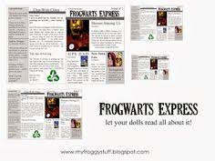 The dolls are made in japan (asia has the best stuff!), and are designed similar to anime/kawaii style. My Froggy Stuff Frogwarts Express A Doll School Newspaper American Girl Doll Printables Dolls American Girl Printables
