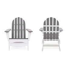 Durogreen Icon White And Driftwood Recycled Plastic Folding Adirondack Chair 2 Pack Tac80202pkwhdw The Home Depot Folding Adirondack Chairs Driftwood Decor Adirondack Chair