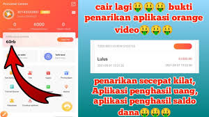 Aplikasi orange vidwo / review orange video apk pe. Cair Lagi Penarikan Orange Video Apk Penghasil Saldo Dana Aplikasi Penghasil Uang 2021 Youtube