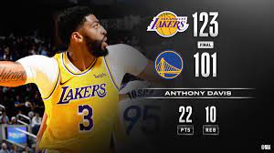 Pick your dream team players and play your favorite championships like. Nba On Twitter Final Score Thread Anthony Davis 22 Pts 10 Reb In One Half Of Game Action Guides The Lakers Over Gsw Lakeshow Nbapreseason Lebron James 15 Pts 8