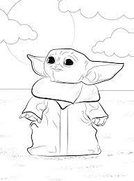 Here's how to make him (it?) your profile avatar on the disney+ platform. Baby Yoda 4 Coloring Pages Coloring Cool