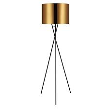 Versanora Cara 62 2 Tripod Floor Lamp With Gold Shade Tripod Floor Lamps Modern Floor Lamps Floor Lamp