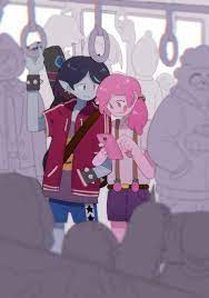 Fans were divided based on whether they saw the relationship as a simple friendship or something more intimate. A Memory Engraved Upon A Petal Adventure Time Marceline Adventure Time Anime Marceline And Princess Bubblegum