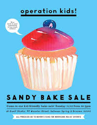A Cup Of Jo Hurricane Sandy Bake Sale Bake Sale Baking With Kids Hurricane Sandy
