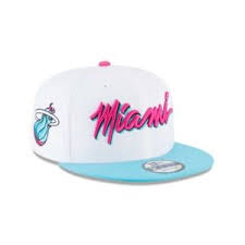 The miami heat are among the most popular nba teams due to the popular city. Miami Heat Vize New Era 9 Fifty Nba City Edition Snapback Cap South Beach Hut 950 Ebay