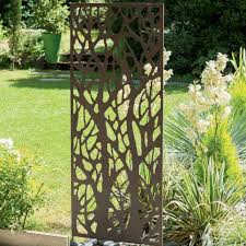 Panneau Decoratif Nortene En Metal Avec Motifs Ajoures In 2020 Planten Stepping Stones Planters