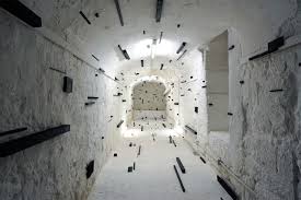 Geometric Rooms By Esther Stocker Artistic Installation Installation Art Sculpture Installation