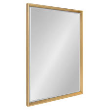 Black And Gold Rectangular Wall Mirror Kate And Laurel Calter Rectangle Black Wall Mirror 212972 In 2020 Framed Mirror Wall Frames On Wall Gold Mirror Wall