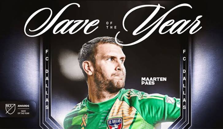Maarten Paes Menangkan Penghargaan Save of the Year MLS 2024