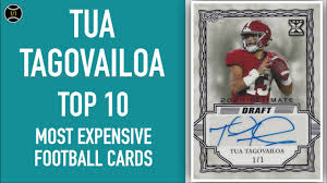 Maybe you would like to learn more about one of these? Tua Tagovailoa Top 10 Most Expensive Football Trading Cards Sold On Ebay Pre Draft 2020 Youtube