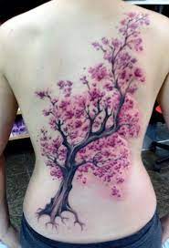 This image frames written symbols with the tree bending up above and the roots spreading out below them. Pin By Cynthia Ceja On House Ideas Cherry Blossom Tree Tattoo Blossom Tree Tattoo Rose Drawing Tattoo
