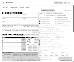 Some background on this one: Search Completely Blank Character Crew Sheets The Workshop Blades In The Dark Community