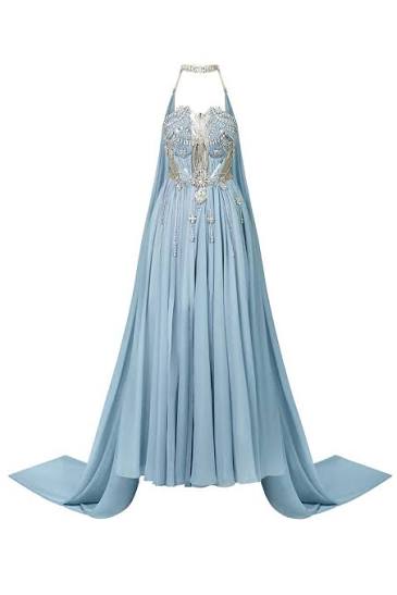 VENUS GOWN IN BLUE | CULT MIA | HACCHIC COUTURE