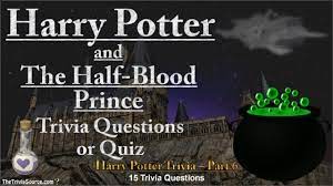 Blood clotting displaying 21 questions associated with blood clot. Harry Potter And The Half Blood Prince Movie Trivia Quiz Youtube