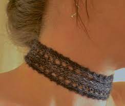 Check spelling or type a new query. Knitting Novice Free Pattern The Nameless Choker Choker Patterns Diy Crochet Choker Lace Knitting Patterns
