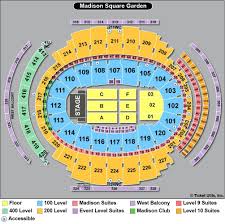 Boston Garden Seating Chart With Seat Numbers Msg Map Hockey