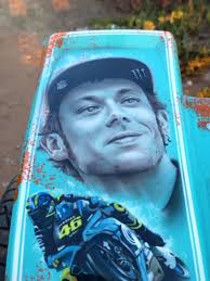 Custom Painted Banshee Inspired by Valentino Rossi 46