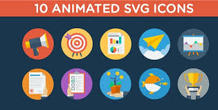 Today a huge percentage of icon libraries such as flaticon, font awesome, material icon, etc., have full support for svg. Svg Animations From Codecanyon