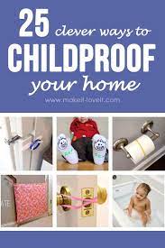 25 Clever Ways To Childproof Your Home Plus A Little Update On Our Table Childproofing Baby Safety Hacks Baby Proofing Hacks