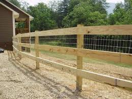 Wood Fence Designs Horse Fencing Backyard Fences Farm Fence