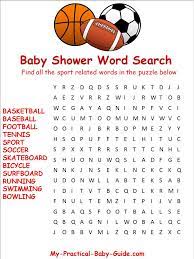 Sport Baby Shower Theme Ideas My Practical Baby Shower Guide Sports Baby Shower Sports Baby Shower Theme Baby Shower Wording