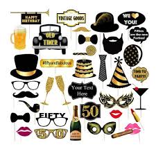 50th Birthday Photo Booth Props Free Printable Editable 50th Birthday Party Props Printable Photo Booth Etsy In 2020 Birthday Party Props Photo Booth Props Birthday Party Props