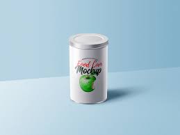 Food Can Tin Mockup Psd Free Mockup Mockup Psd Mockup Free Psd Mockup