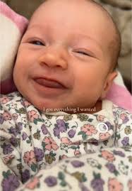My dream come true-my beautiful baby girl, Olivia Isabell 💜 #babygirl  #firsttimemom #fyp