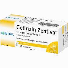 Cetirizin Zentiva 10 Mg Filmtabletten Informationen Und Inhaltsstoffe