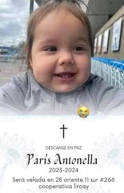 🔴 HERMOSA NIÑA MUERE AL SER ATACADA POR PERRO PITBULL EN TALCA .. Que pena  más grande, descanza en paz pequeña París .. Lamentable Niña fallecida en  sector Villa Francia la tarde