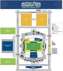 Finley Campus Map Finley Stadium Davenport Field First