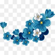 Vector Hand Painted Blue Squid Decoration Hand Painted Vector Blue Vector Flowers Vector Vector Flowers Flower Drawing Flowers Photography Beautiful