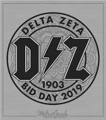 List of top 11 famous quotes and sayings about delta zeta bid day to read and share with friends on your facebook, twitter, blogs. 1493 Delta Zeta Bid Day Rock T Shirt Greek Shirts