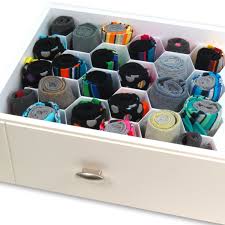 For this example, it's the sock drawer. A 8 Pcs Honeycomb Drawer Organizer Diy Closet Organizer Drawer Partition Cabinet Clapboard Storage For Underwear Socks Bars Belts Scarves And Makeup N Storage Organisation Home Kitchen Cate Org