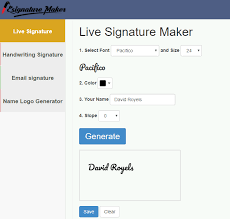 Digital Signature Generator Tool Create A Free Email Signature With Our Easy To Use Creator Signat Signature Generator Electronic Signature Signature Creator