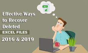 5 Effective Ways To Recover Deleted Excel Files 2016 2019 Excel Data Recovery Tools Workbook