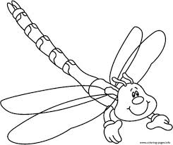 Free printable dragonfly coloring pages for kids. Free Dragonfly Animal For Kidsf461 Coloring Pages Printable