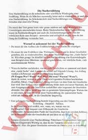 Eine erzählung (lateinisch narratio) ist eine form der darstellung als wiedergabe eines geschehens in mündlicher oder schriftlicher form. Arbeitsblatt Nacherzahlung Deutsch Texte Schreiben