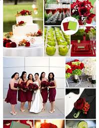 Apple Green And Deep Red Color Palette Green Wedding Colors Vintage Wedding Colors Choosing Wedding Colors