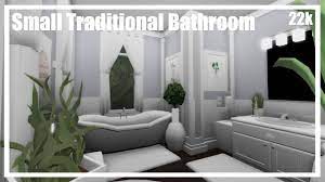 Master bedroom decorating ideas bloxburg #livingroomdecorations. Bloxburg Small Traditional Bathroom Speedbuild Youtube