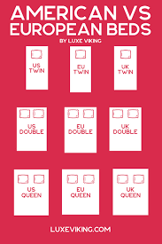 european beds a travelers guide to double twin beds