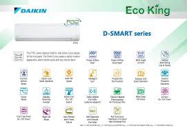 Stepping further into the intelligence of daikin inverter! Daikin Split Type Inverter Aircon 1 5hp D Smart Series Ftkq35tvm Rkc35qvm Lazada Ph