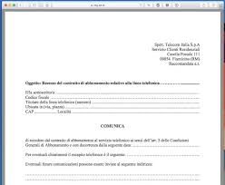 L'altro giorno, è arrivata a casa una lettera di telecom (non una fattura vera e propria) con le condizioni economich, i servizi di. Come Disdire Telecom Salvatore Aranzulla