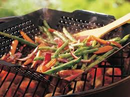Grilled Baby Carrots And Green Beans Recipe Green Bean Recipes Carrots And Green Beans Bean Recipes
