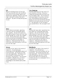 To kill a mockingbird is a classic novel set in maycomb, alabama during the great depression. Ks4 Prose To Kill A Mockingbird By Harper Lee Teachit English