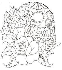 Intricating sugar skull printable for adults. Pin On Coloring