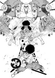 one piece franky brook and usopp by jero one piece drawing one piece anime one piece manga