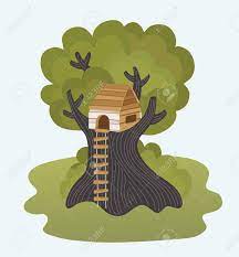Shop the selection of ladder stands for hunting from top brands like rivers edge, big game, and more. Vector Cartoon Illustration Of Kids Of Children Tree House With Royalty Free Cliparts Vectors And Stock Illustration Image 94363516