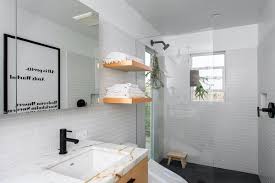 How to tile around a window with wickessubscribe to the wickes here: Best 60 Modern Bathroom Subway Tile Walls Open Showers Design Photos Dwell